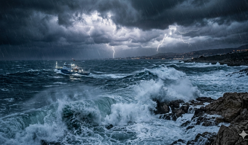 Denizlerde Fırtına Alarmı: Mersin Valiliği'nden Uyarı Geldi