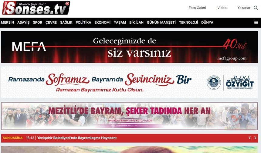 YENİŞEHİR BELEDİYESİ RAMAZAN İLANI