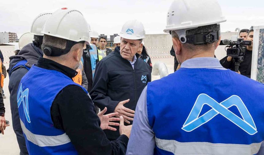 Başkan Seçer Mezitli’nin Dev Projesini İnceledi