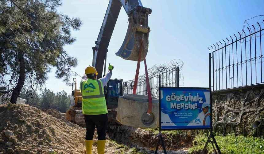 MESKİ'den Mezitli Devlet Hastanesi'ne güçlü altyapı yatırımı