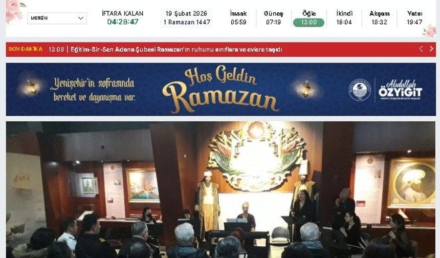 YENİŞEHİR BELEDİYE BAŞKANLIĞI RAMAZAN İLANI