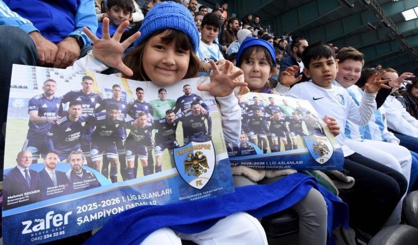 Erzurumspor’un Şampiyonluk Coşkusuna Zafer Medya Desteği!