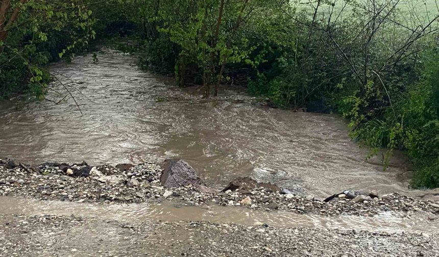 Düziçi'nde şiddetli yağış: Tarım arazileri ve yollar sular altında kaldı