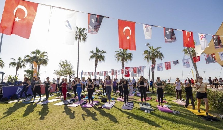 Mersin'de Bahar Spor Şenliğine yoğun ilgi