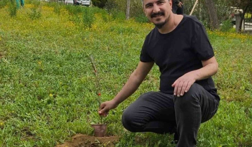 Mut Devlet Hastanesi bahçesine 150 fidan dikildi