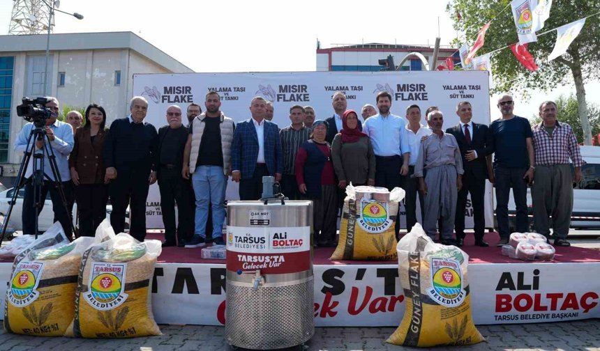 Tarsus Belediyesinden üreticiye destek büyüyor