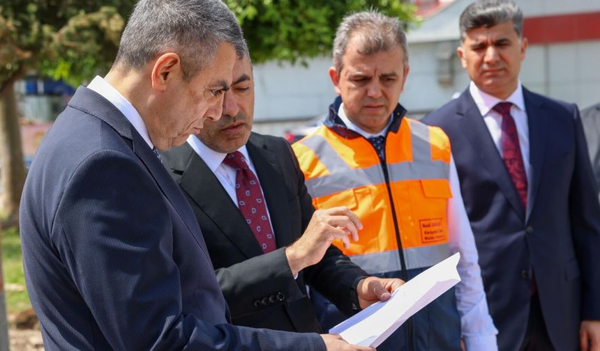 Vali Toros’tan Bekirde Üst Geçidi’ne Denetim
