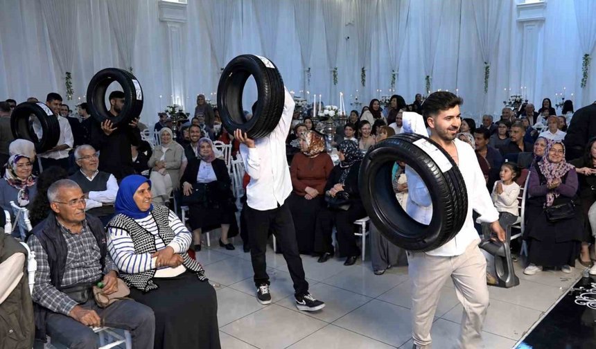 Mersin'de damada lastik ve motor yağı taktılar