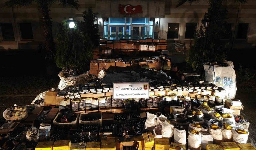 Osmaniye'de 15 milyonluk kaçak ürün operasyonu: 3 tutuklama