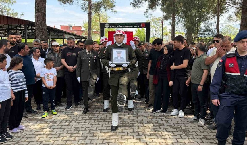 Osmaniye'de kanserden vefat eden astsubay için cenaze töreni düzenlendi