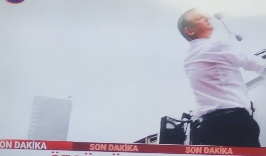 Özgür Özel Ankaranın Göbeğinde Yürüdü:  Toma Gerilimi