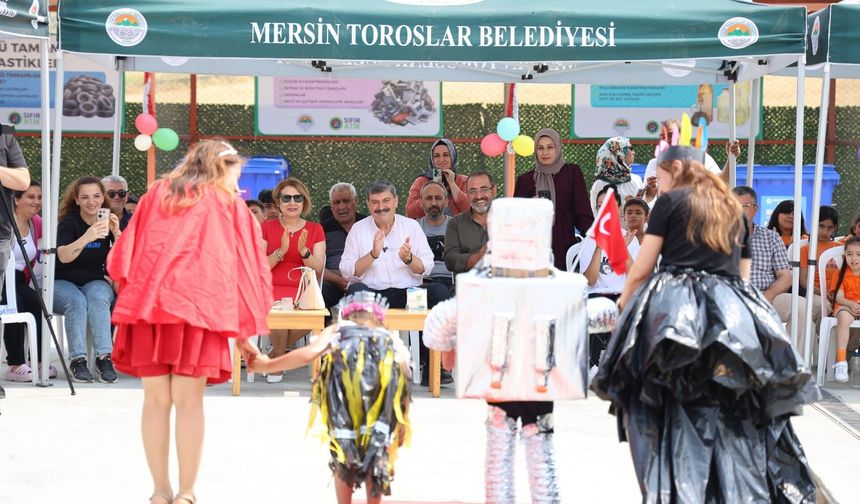 Toroslar'da Çevre Gününe Özel Ödüllü ve Renkli Kutlama
