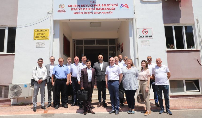 Mersin İtfaiyesi ile Rus Heyetten Kritik İş Birliği
