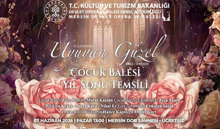 Minik Balerinlerden "Uyuyan Güzel" Temsili