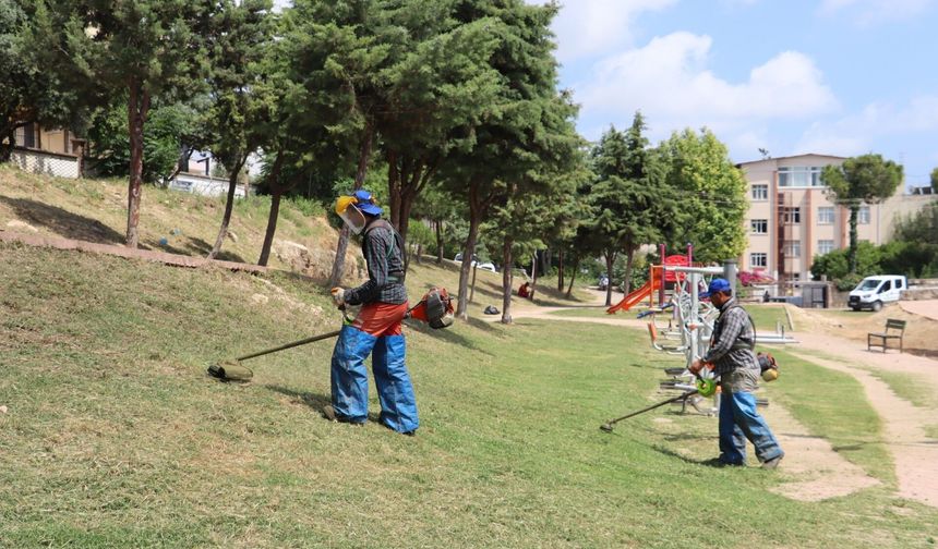 Toroslar'da Belediye Ekiplerinden Kent Estetiği Mesaisi