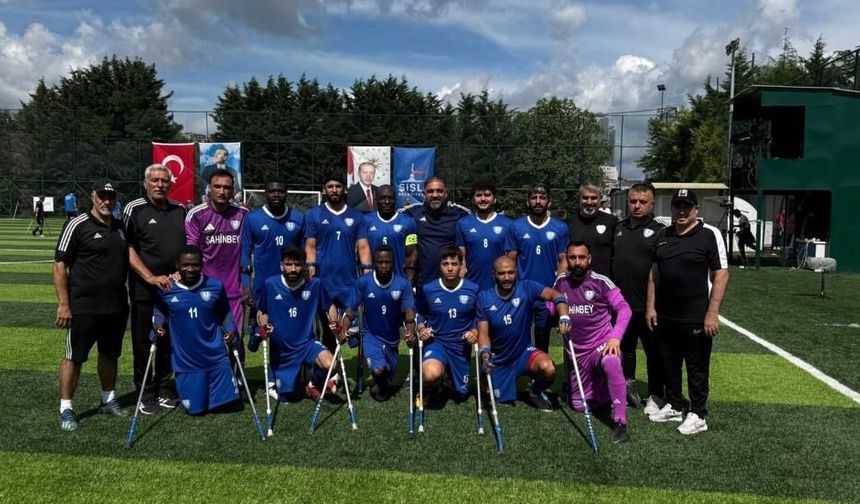 Şahinbey Ampute Futbol Takımı Finalde