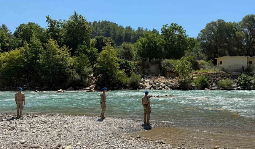 Alara Çayı'nda kaybolan genç için arama çalışmalarında 9. gün