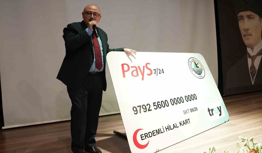 Erdemli Belediyesi'nden İhtiyaç Sahiplerine Hilal Kart