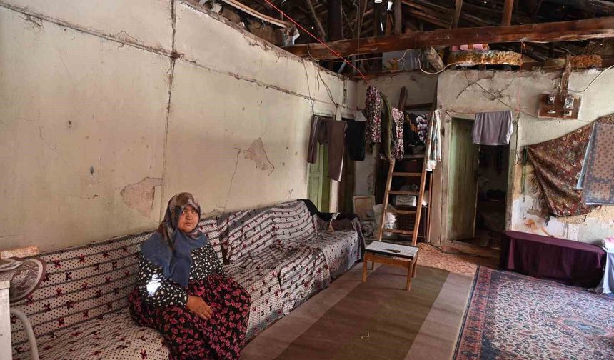 Eşini kaybetti, evini de kaybetmek üzereyken Isparta Belediyesi devreye girdi
