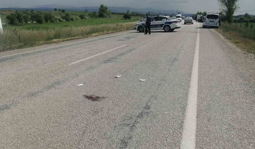 Isparta'da motosiklet kazası: 1 ağır yaralı