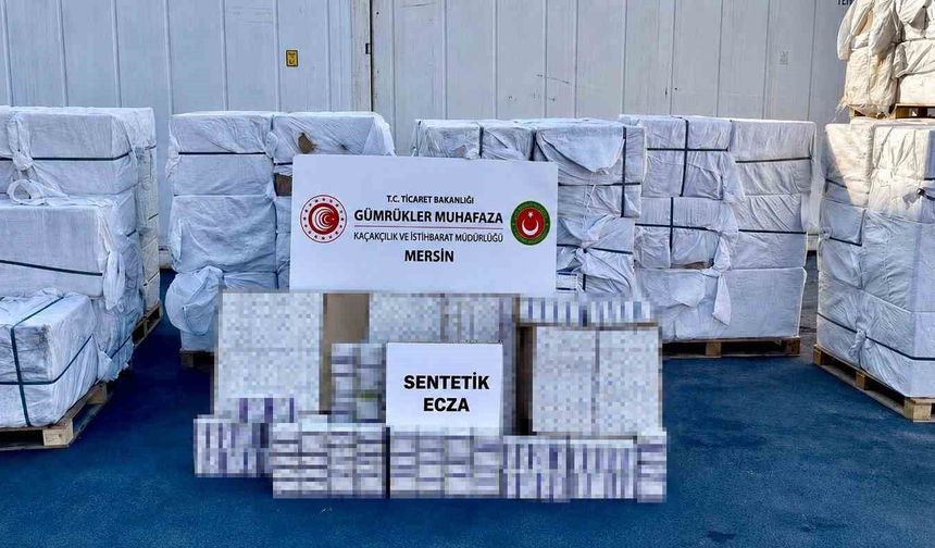 Mersin Limanında 4,9 Milyarlık İlaç Operasyonu