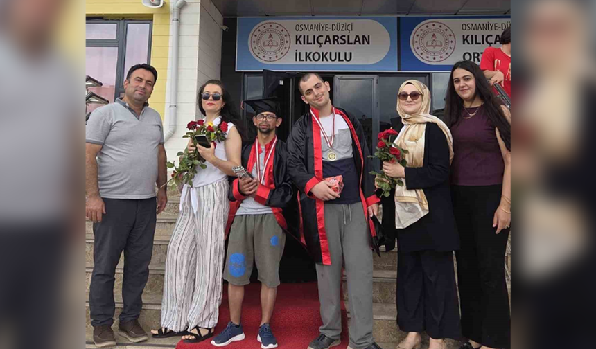 Düziçi'nde özel okulda tarihi mezuniyet: İlk diplomalar verildi