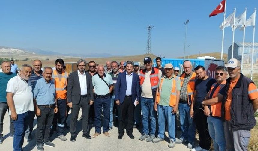 YHT Şantiyesinde İşçiler 8 Aydır Parasını Alamıyor