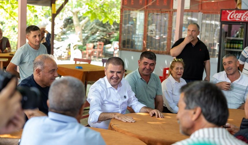 Başkan Tuncer’den Mezitli Kırsalına Saha Mesaisi