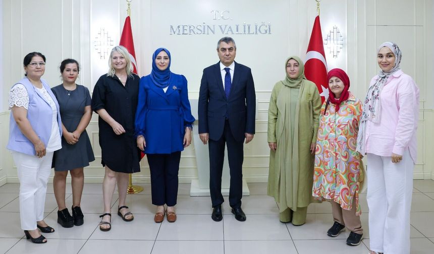 Vali Atilla Toros Mehir Heyetini Kabul Etti