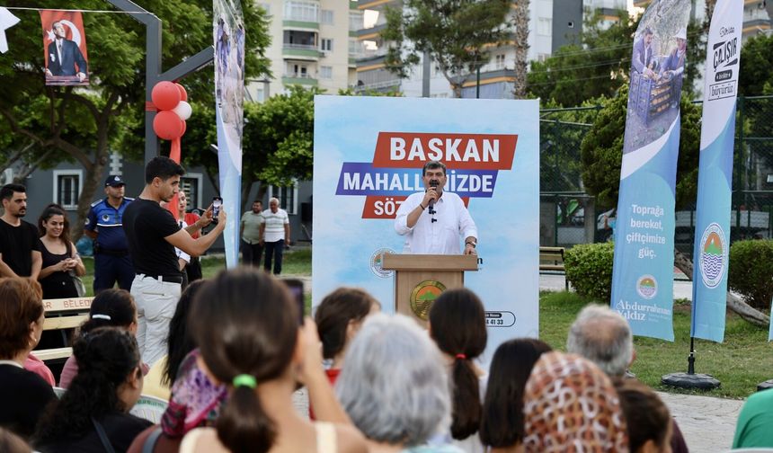 Toroslar’da Murat Tutal Parkı Yenilendi
