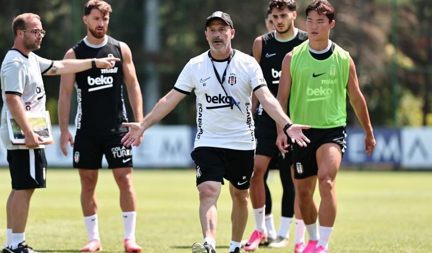 Beşiktaş, Midtjylland maçı hazırlıklarını sürdürdü