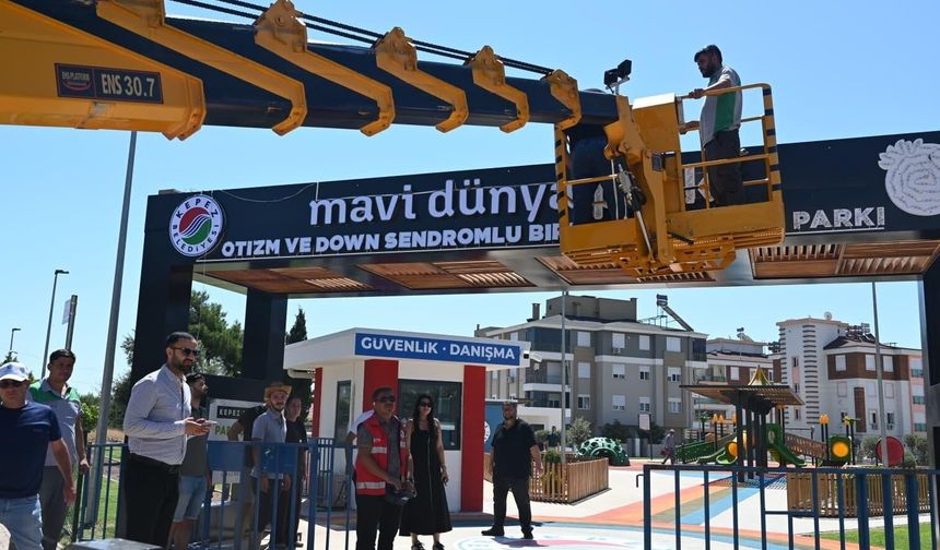 Kepez'e engel tanımayan proje: Mavi Dünya Parkı