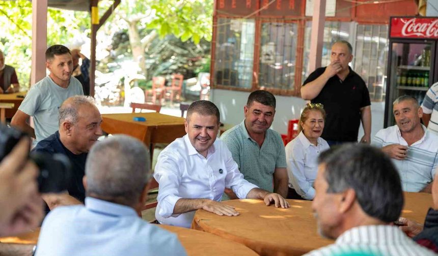 Mezitli'de kırsal mahallelere hizmet mesaisi