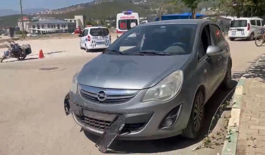 Osmaniye'de motosiklet ile otomobil çarpıştı: 1 yaralı