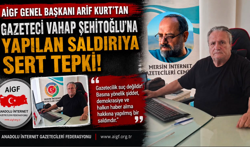 AİGF Genel Başkanı Arif Kurt'tan Vahap Şehitoğlu'na destek