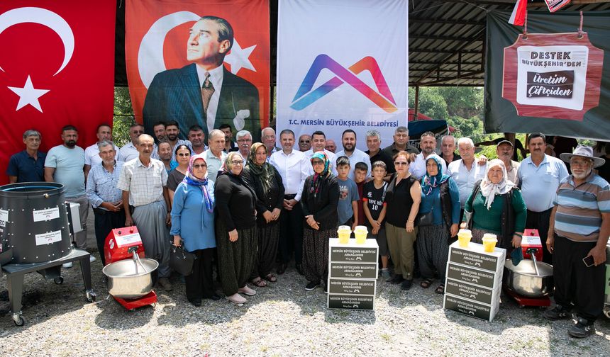 Mezitli'de üreticiye tarımsal destek desteği