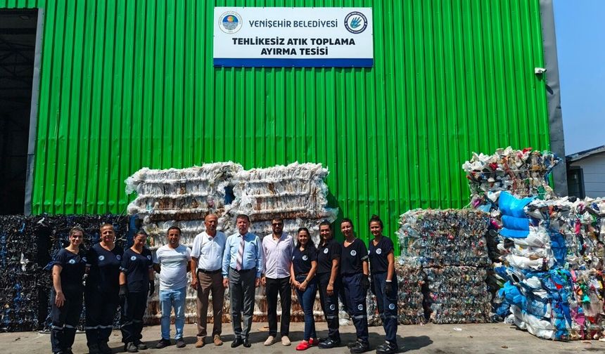 Yenişehir'de Her Gün 5 Ton Atık Dönüşüyor