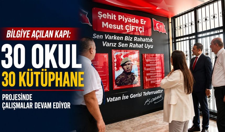 Tarsus’ta “30 Okul 30 Kütüphane” Projesinde Sona Doğru