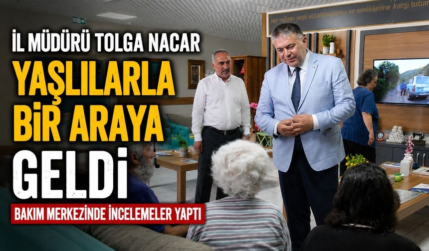 Mersin'de yaş almış vatandaşlarla gönül buluşması