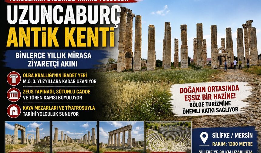 Mersin'in "Küçük Efes"i Uzuncaburç Yoğun İlgi Görüyor