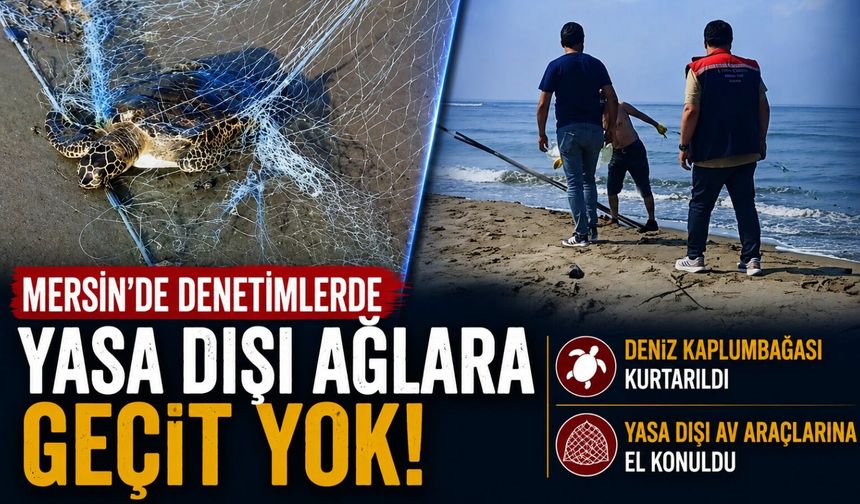 Mersin'de Yasa Dışı Avcılığa Darbe