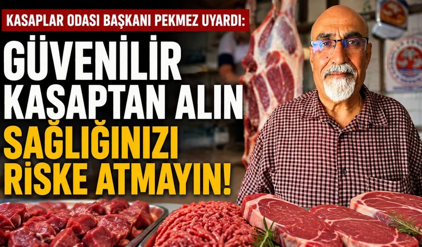 Mersin Kasaplar Odası’ndan Tek Tırnaklı Et Tepkisi