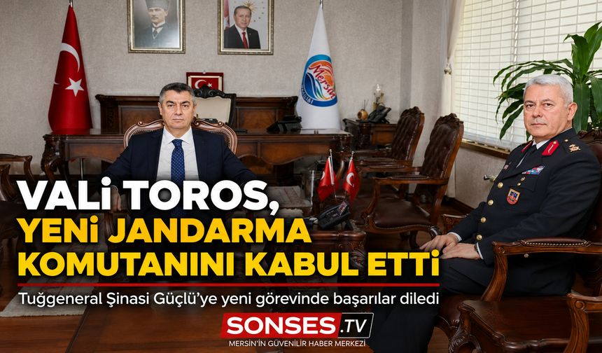 Vali Toros, yeni jandarma komutanını kabul etti