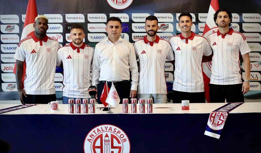 Antalyaspor transfer yasağını kaldırdı, 5 futbolcuyla sözleşme imzaladı
