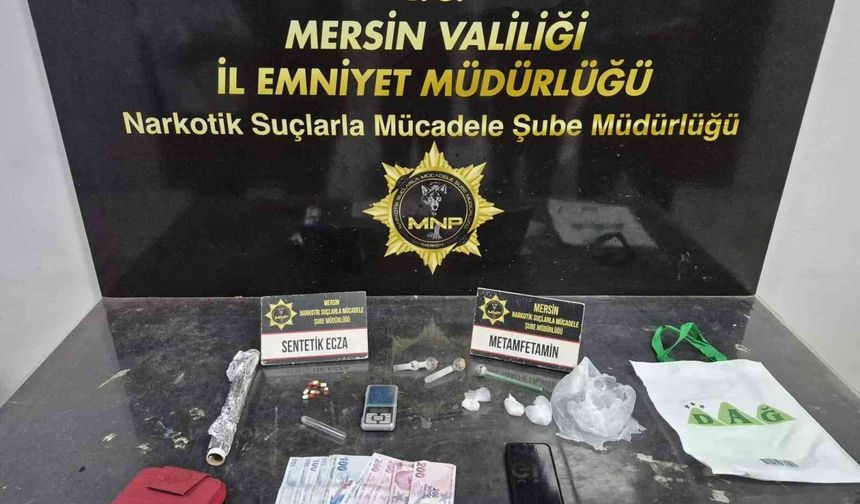 Mersin'de uyuşturucu operasyonu: 2 şüpheli tutuklandı