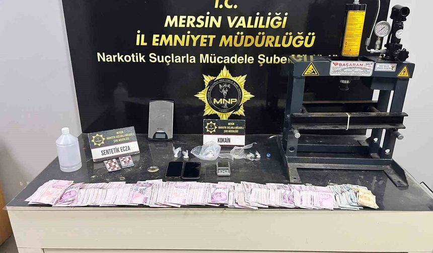 Mersin'de uyuşturucu operasyonu: 3 şüpheli tutuklandı