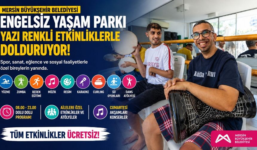 Engelsiz Yaşam Parkı'nda Yaz Mesaisi