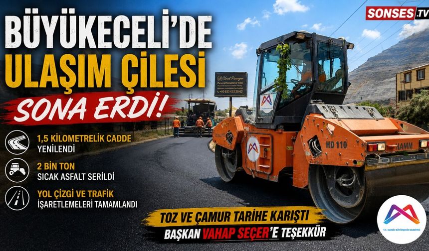 Mersin Büyükşehir’den Gülnar’a Sıcak Asfalt