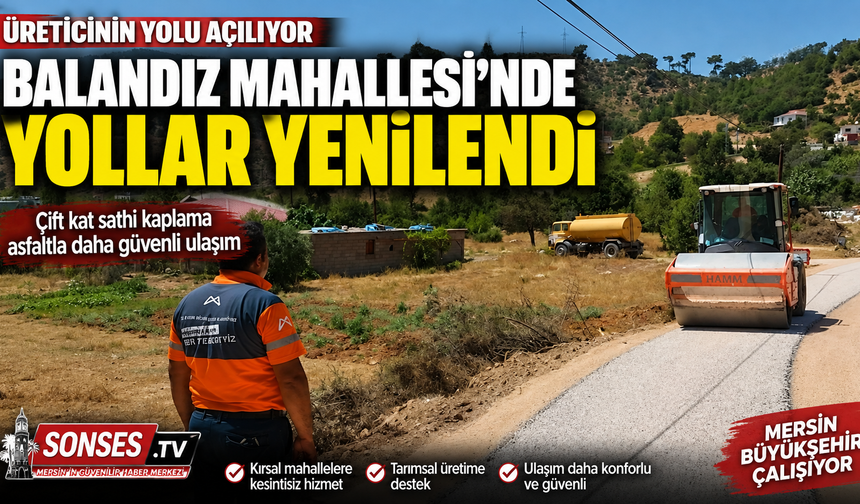 Büyükşehir’den Silifke Üreticisine 5,5 Km’lik Yol Desteği