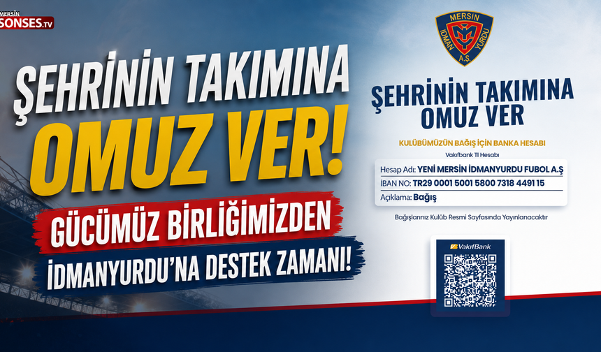 Mersin İdman Yurdu için destek çağrısı
